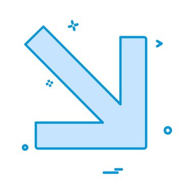 Ok simgesi tasarım vektörü