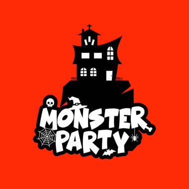 Yaratıcı tasarım vektör çizim ile parti zamanı 