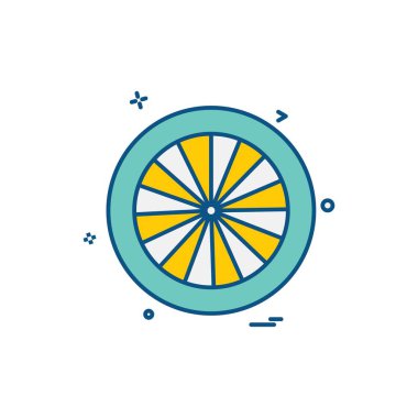 Araba atölyesi simge tasarım vektörü 