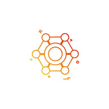 Ceviz simgesi tasarım vektörü 