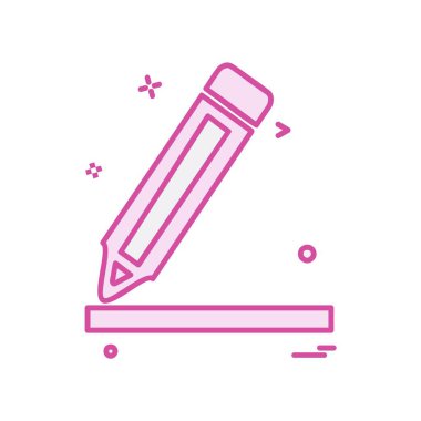 Kalem simge tasarlamak vektör