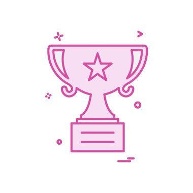 Ödül simgesi tasarım vektörü