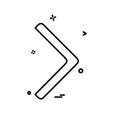 Sağ ok simge tasarlamak vektör