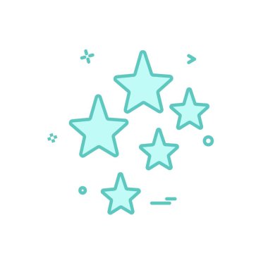 Yıldız simgesi tasarım vektörü