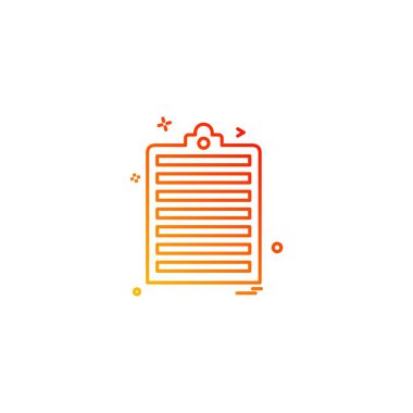 Pano simgesi tasarım, renkli vektör çizim