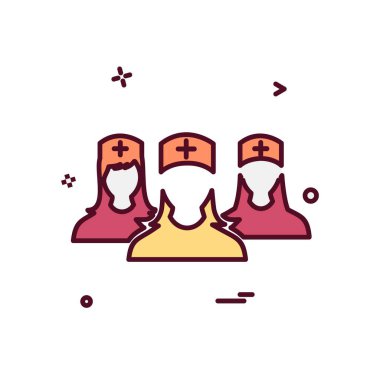 Grup avatar simge tasarım vektörü