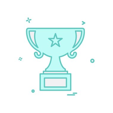 Ödül simgesi tasarım vektörü