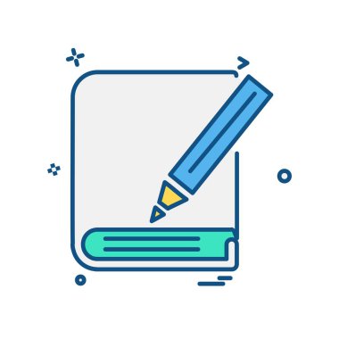 Eğitim simge tasarlamak vektör