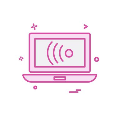 Bilgisayar simgesi tasarım vektörü