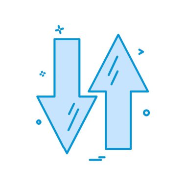 Ok simgesi tasarım vektörü