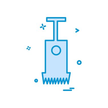 Donanım aracı simgesi tasarım, renkli vektör çizim 