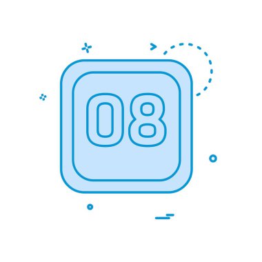 Takvim simge tasarlamak vektör 