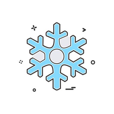 Noel Kar Taneleri simgesi tasarım vektörü
