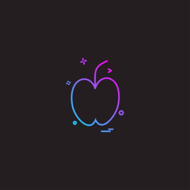 Apple simge tasarım vektörü 