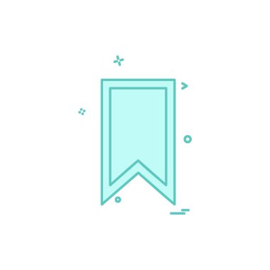 Yer işareti etiket simge tasarlamak vektör