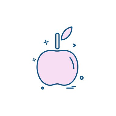 Gıda simgesi tasarım vektörü