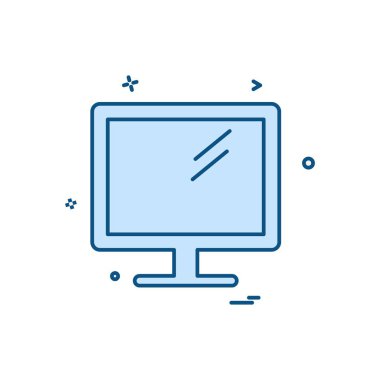 Bilgisayar Teknolojisi simgesi tasarım vektörü