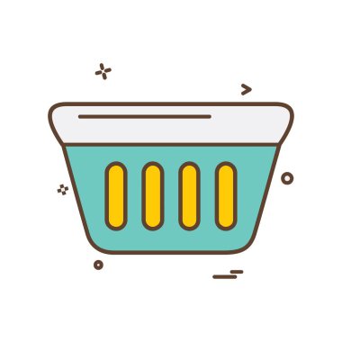 Bowl simge tasarım vektörü