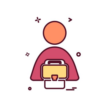 Avatar simge tasarlamak vektör