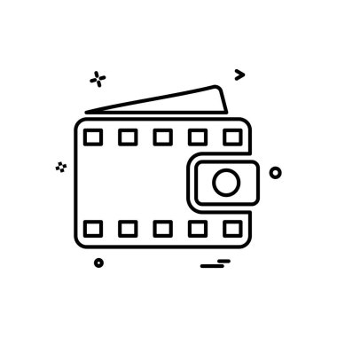 m-cüzdan simgesi tasarım, vektör çizim