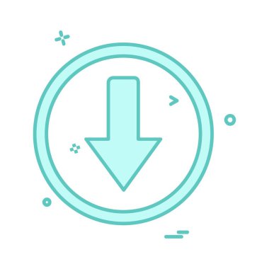 Ok simgesi tasarım vektörü