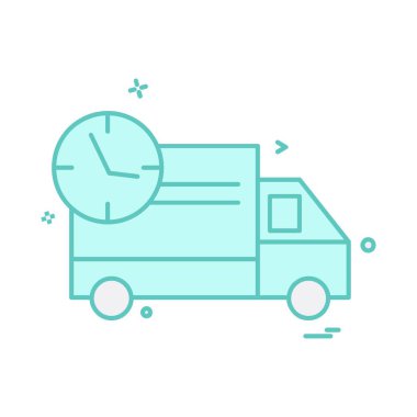 Kamyon simgesi tasarım vektörü