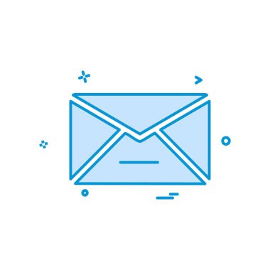 İletileri simge vektör beyaz arka plan üzerinde