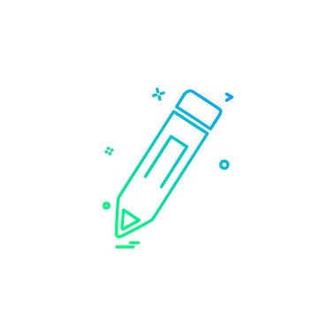 Kalem simge tasarlamak vektör