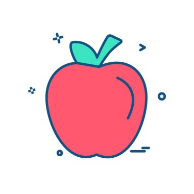 Apple simge tasarım vektörü