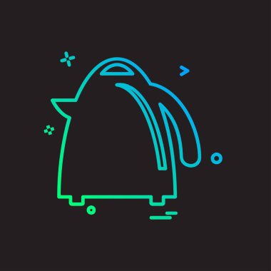 Mutfak simgesi tasarım vektörü