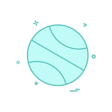 topu simge vektör tasarımı