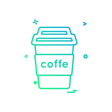 Gıda simgesi tasarım vektörü