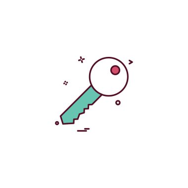 Anahtar simge tasarlamak vektör