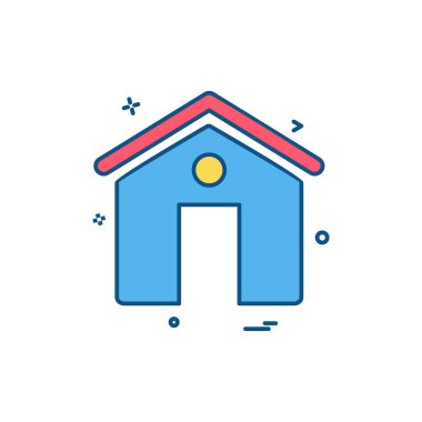 Emlak simge tasarlamak vektör