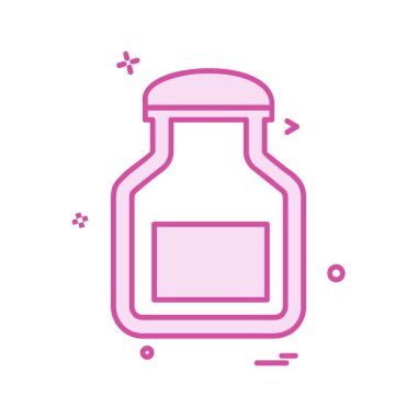 Tıbbi simge tasarım, renkli vektör çizim