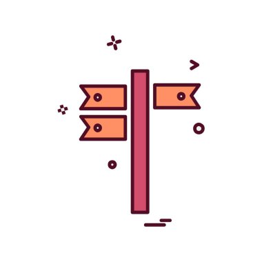 Trafik işaretleri simge tasarlamak vektör