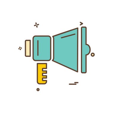 Birim simge tasarlamak vektör