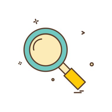 Arama simgesi vektör tasarımı