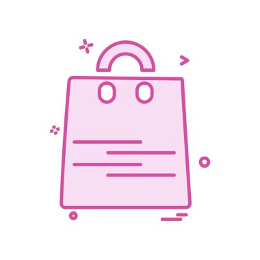 Alışveriş simge tasarlamak vektör 