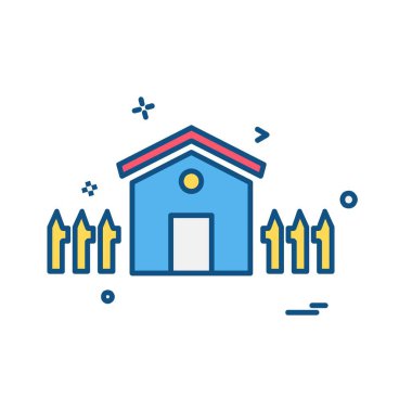 Emlak simge tasarlamak vektör