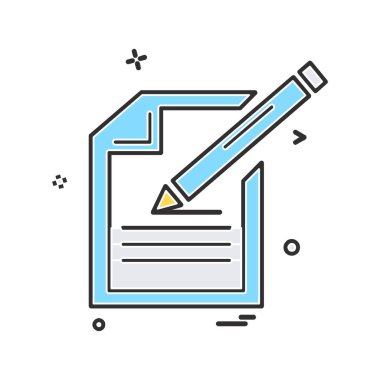 Tıbbi simge tasarım, renkli vektör çizim