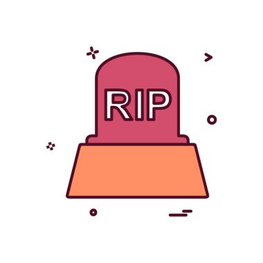 Cadılar Bayramı simgesi tasarım vektörü