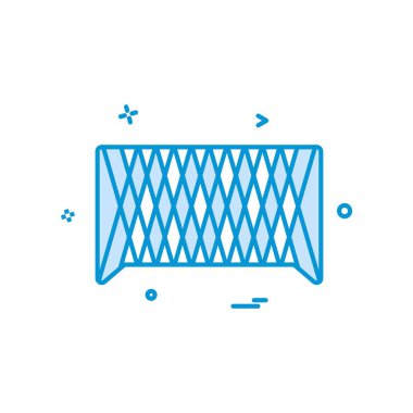 Futbol ikonu tasarım vektörü