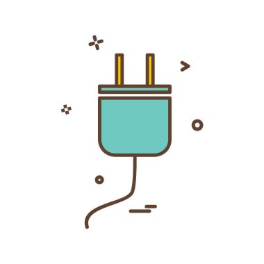 power Plug simge tasarım vektörü