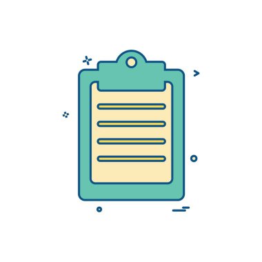 Pano simgesi tasarım, renkli vektör çizim