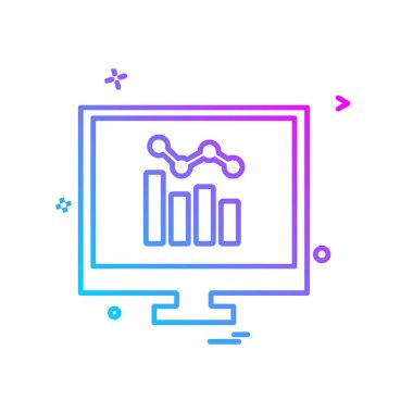 Bilgisayar simgesi tasarım vektörü