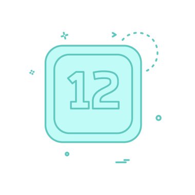 Takvim simge tasarlamak vektör 