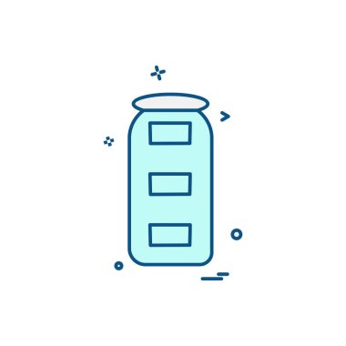 Gıda simgesi tasarım vektörü