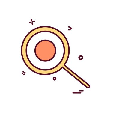 Arama simge tasarlamak vektör