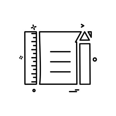 Belge simgesi tasarım vektörü